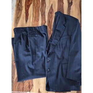 Towncraft 35% Worsted Wool blend pantsuit
